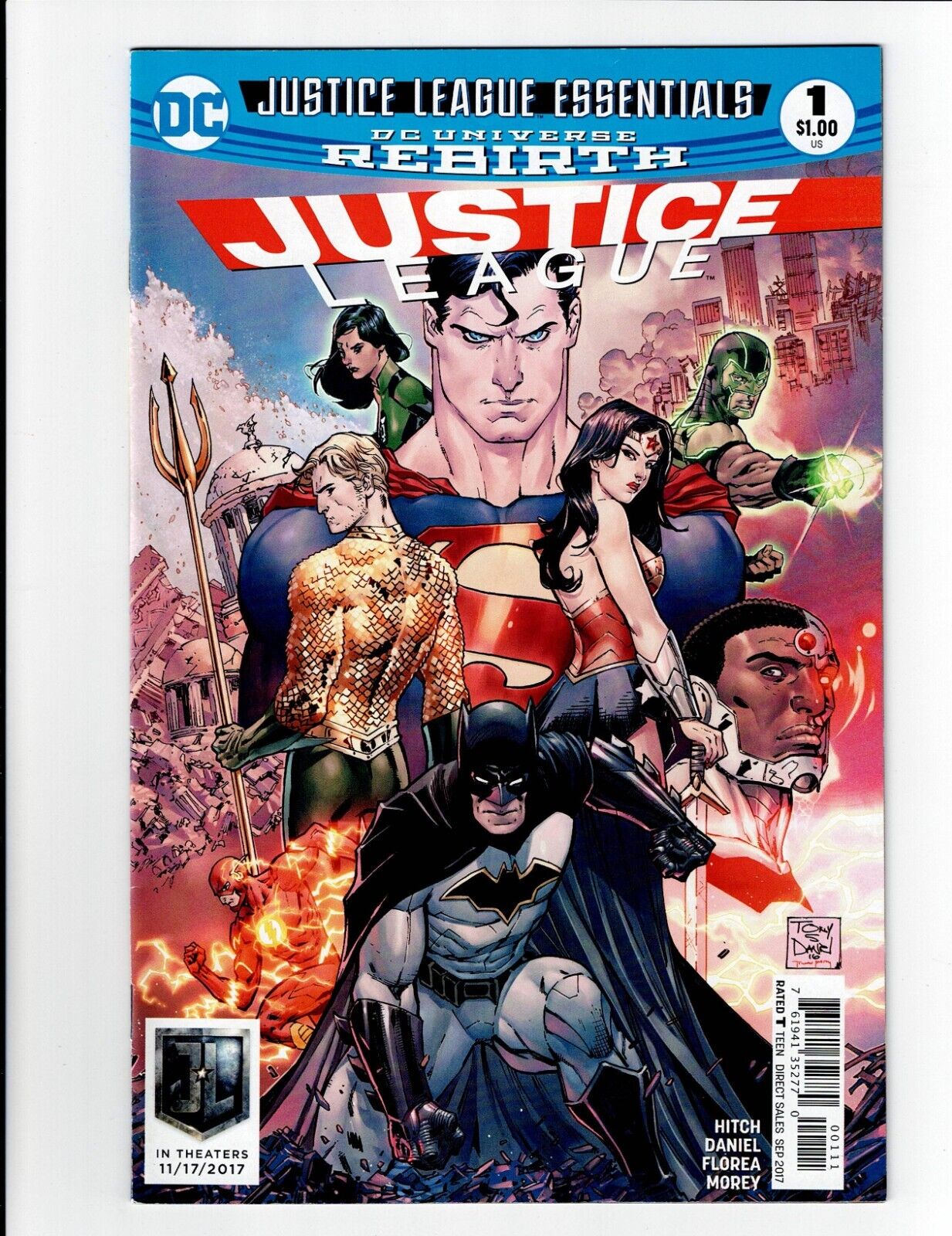 JUSTICE LEAGUE ESSENTIALS 1  Rebirth  DC Comics  VF+ condition.