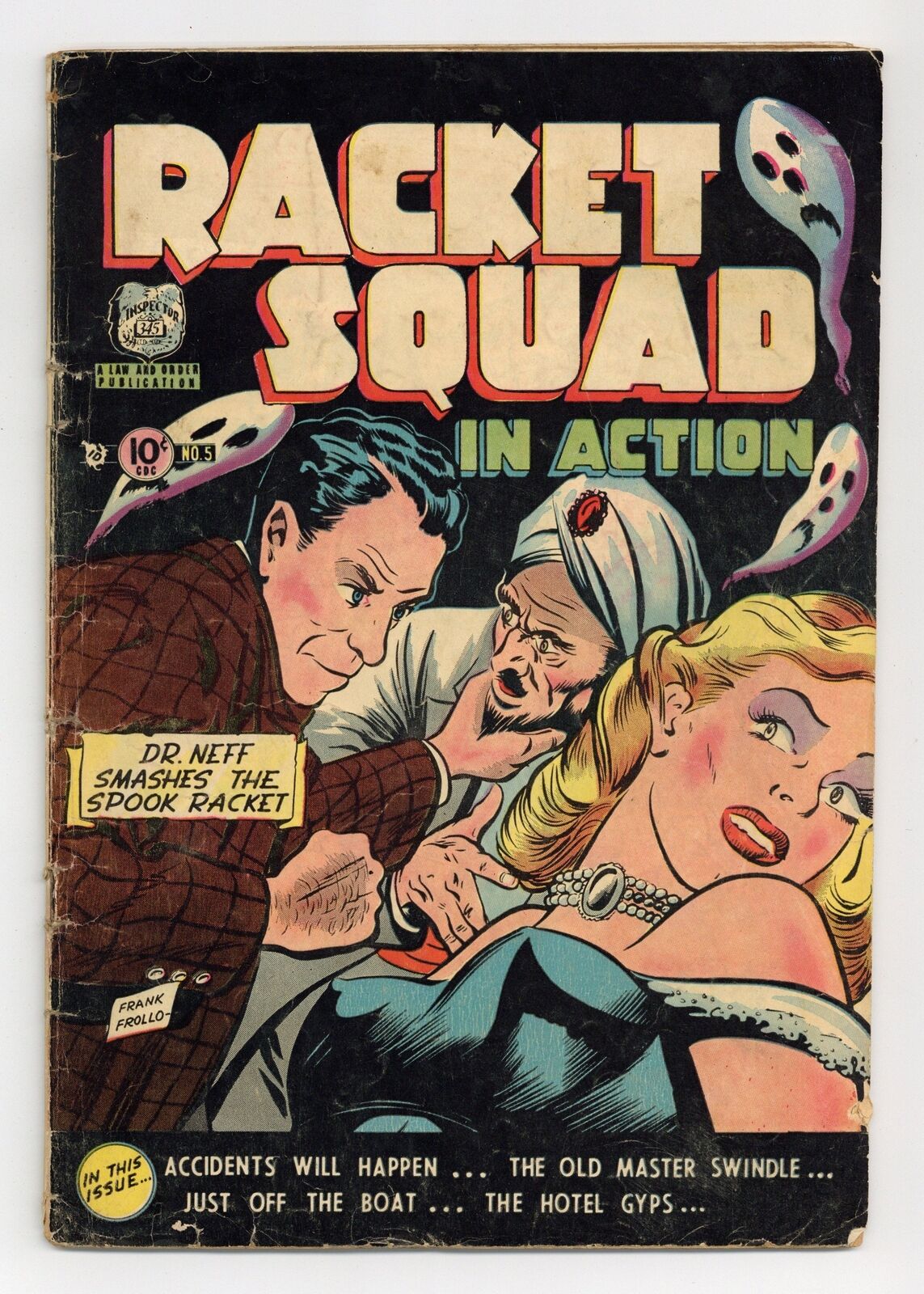 Racket Squad in Action #5 GD+ 2.5 1953