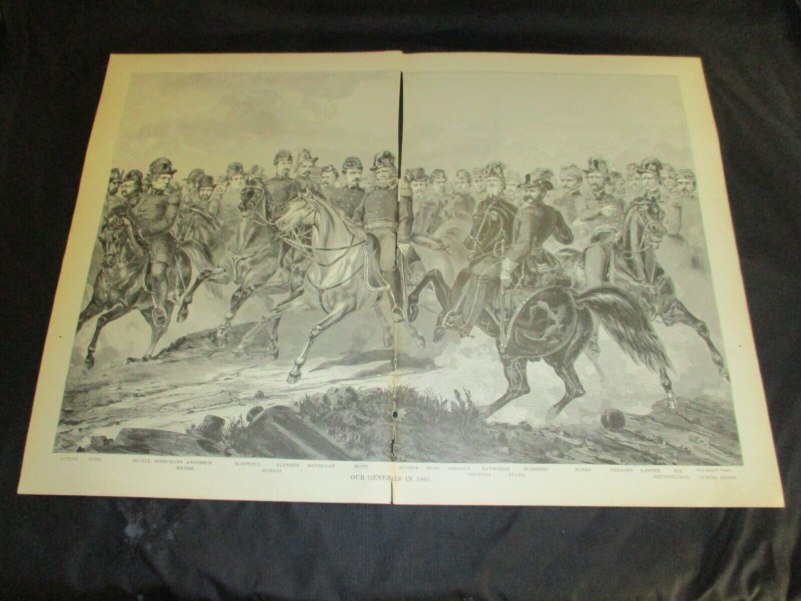 1894 Civil War Print- \