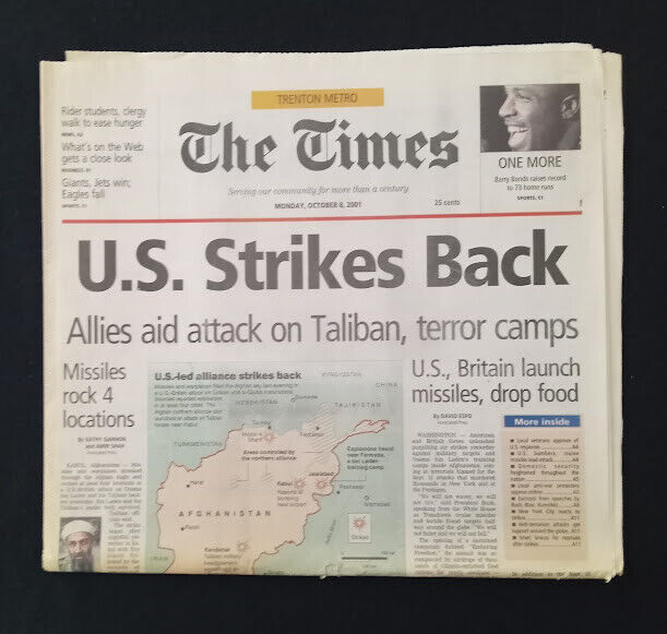 Times of Trenton  October 8 2001   \