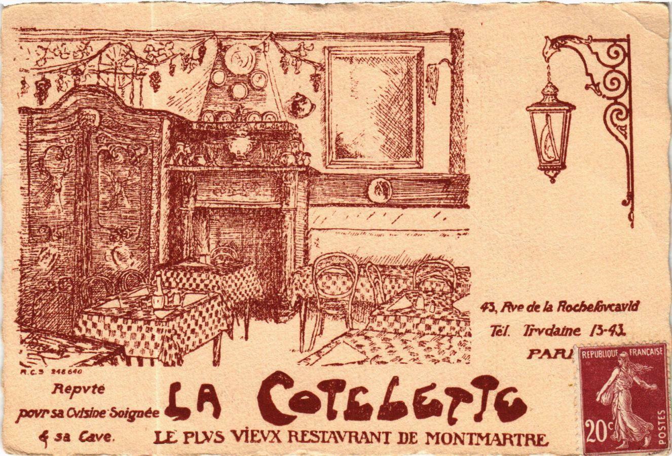 CPA PARIS 18e La Cotelette. 43, Rue de la Rochefoucauld (574257)