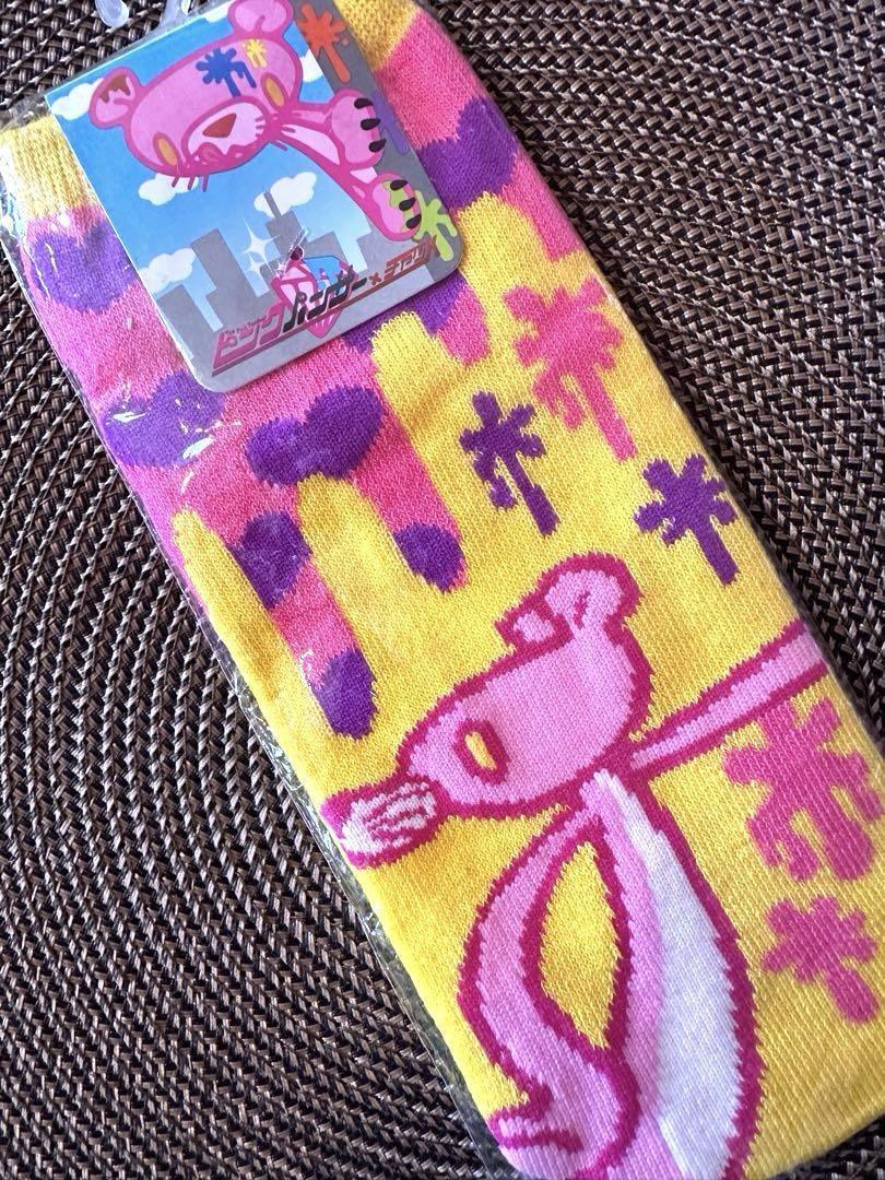 Mori Chuck Pink Panther Collaboration Socks 23 25Cm 4 from Japan