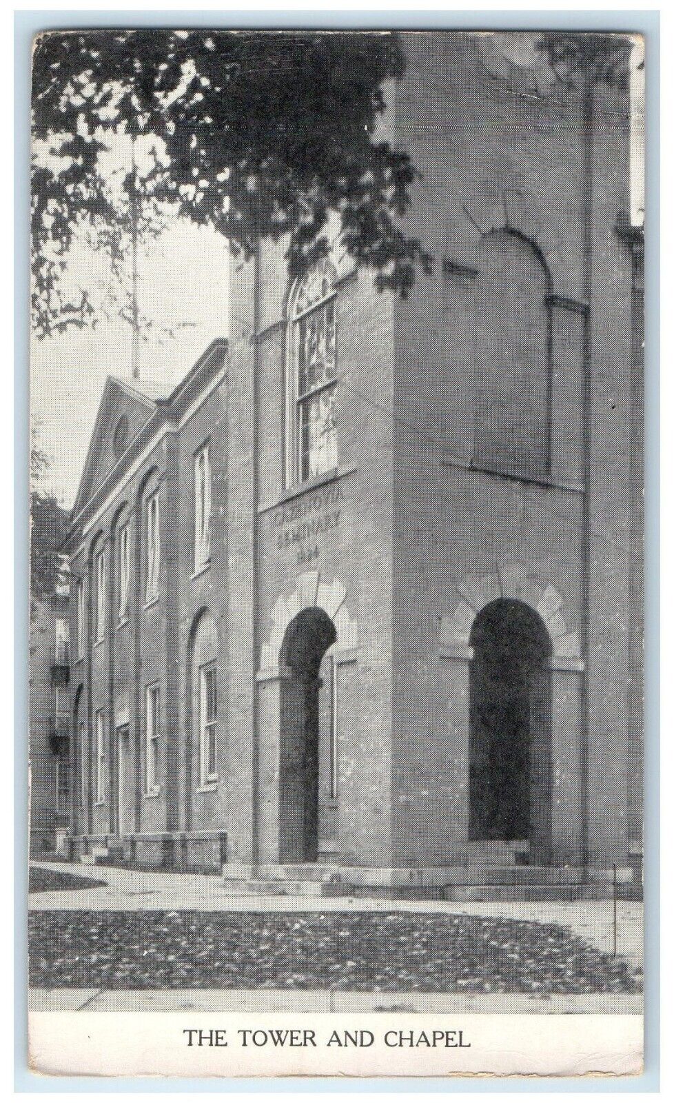 The Tower And Chapel College Building Cazenovia Seminary New York NY Postcard
