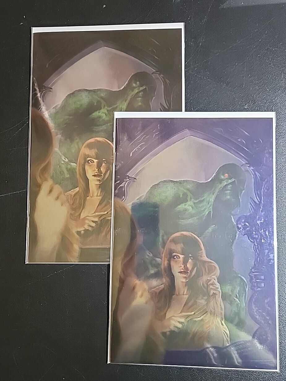House of Secrets #92 2023 Dell Otto FOIL Variant Set w/ COA 768/1000 SWAMP THING