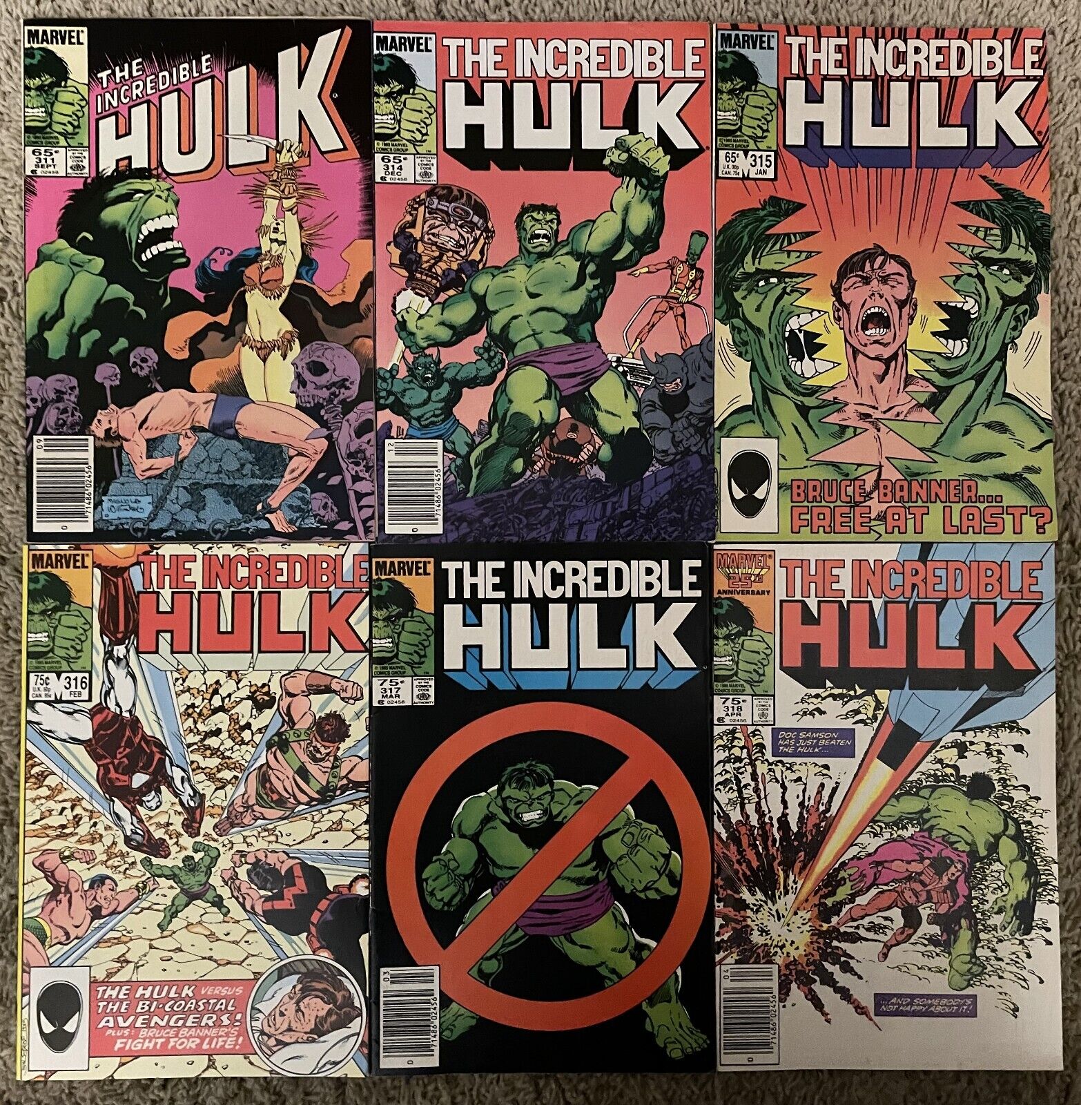 The Incredible Hulk Lot #12 Marvel comic series from the 1970s