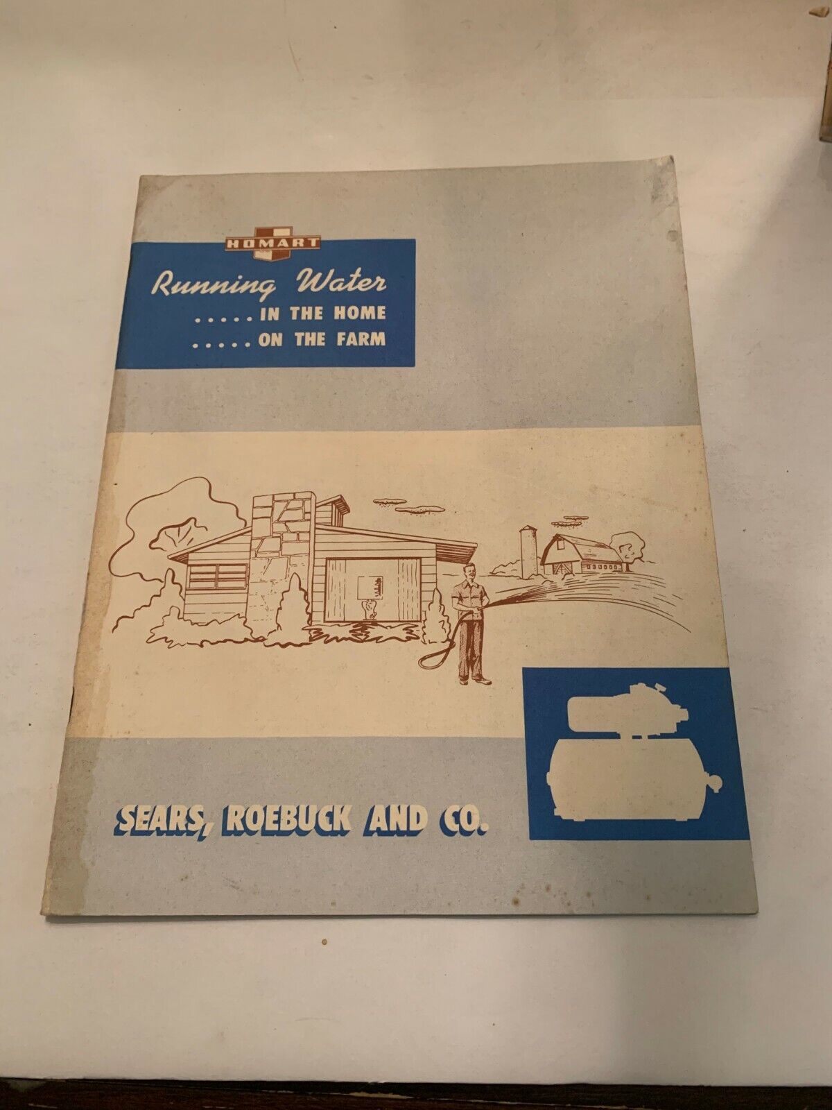 1954 Sears Roebuck Homart Running Water In The Home And Farm Booklet