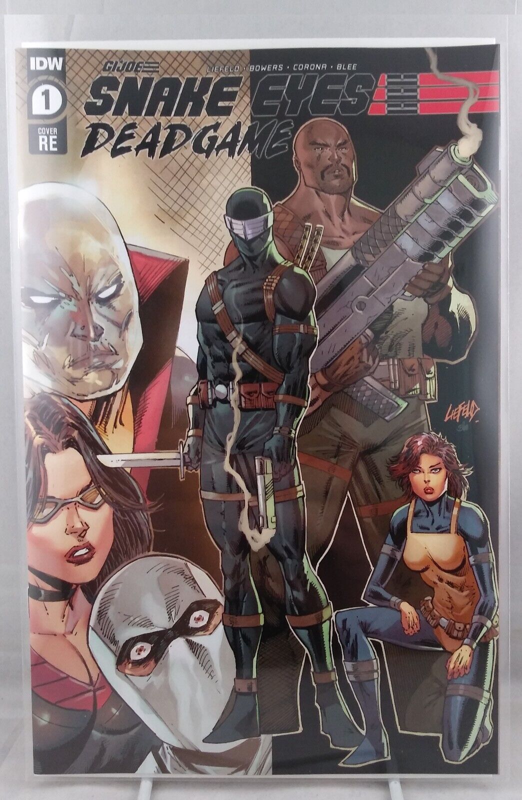 Snake Eyes Deadgame #1 Rob Liefeld Creations New Mutants Variant A Cover IDW