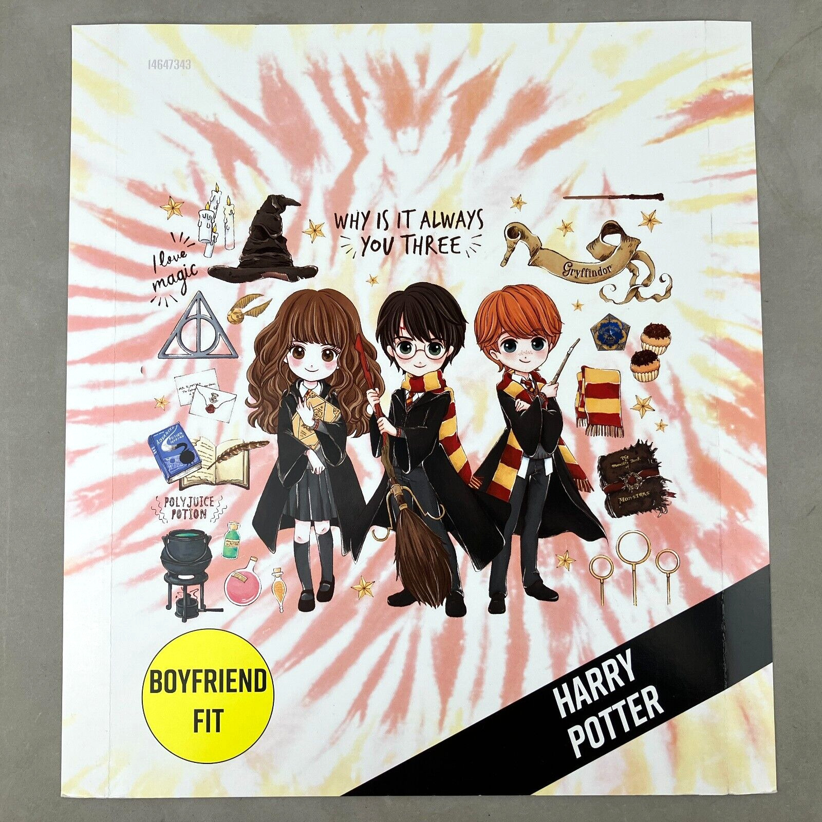 Harry Potter Hermione Ron Chibi Hot Topic T-Shirt Store Display Poster Print