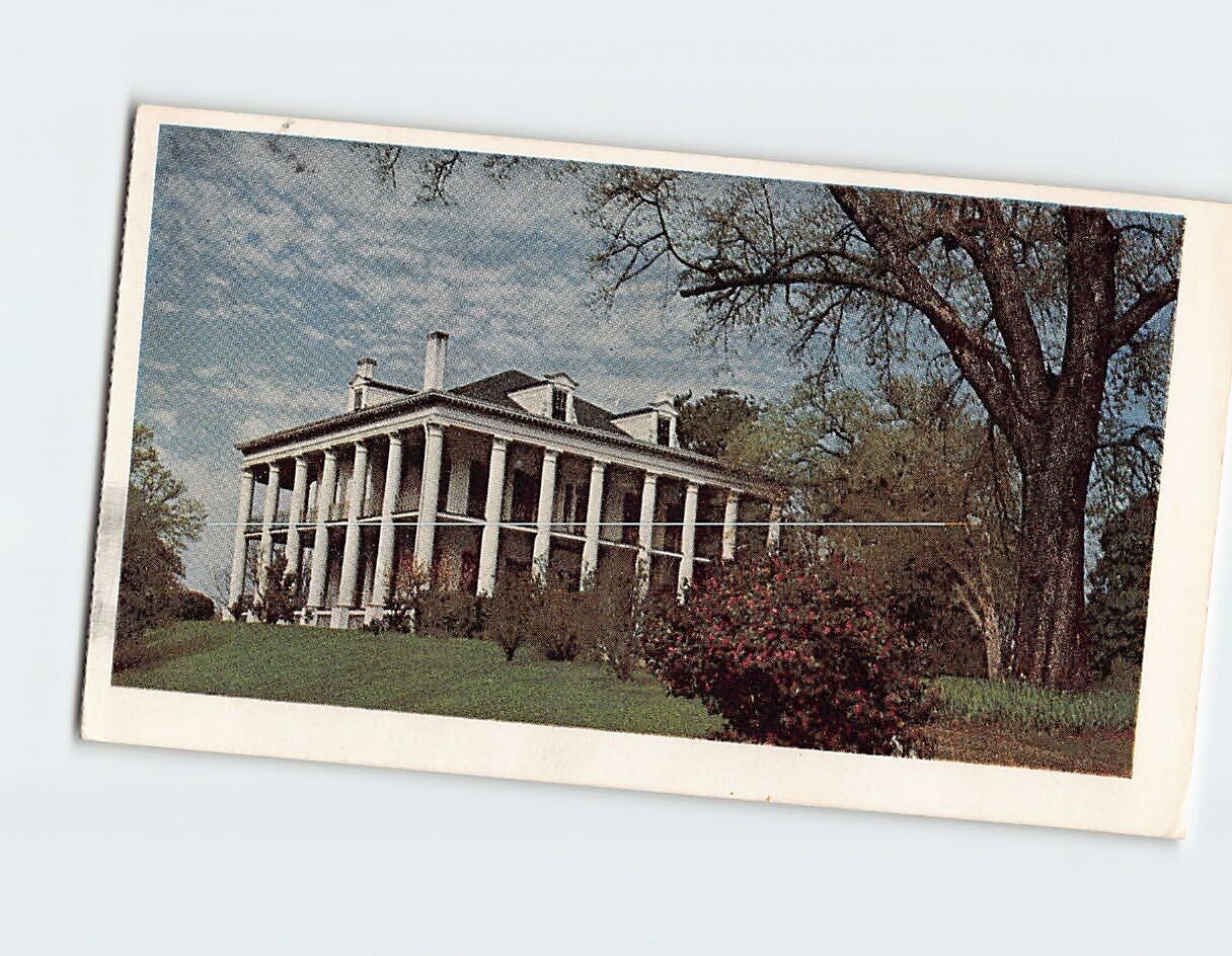 Postcard Ante-Bellum mansion Dunleith Natchez Mississippi USA