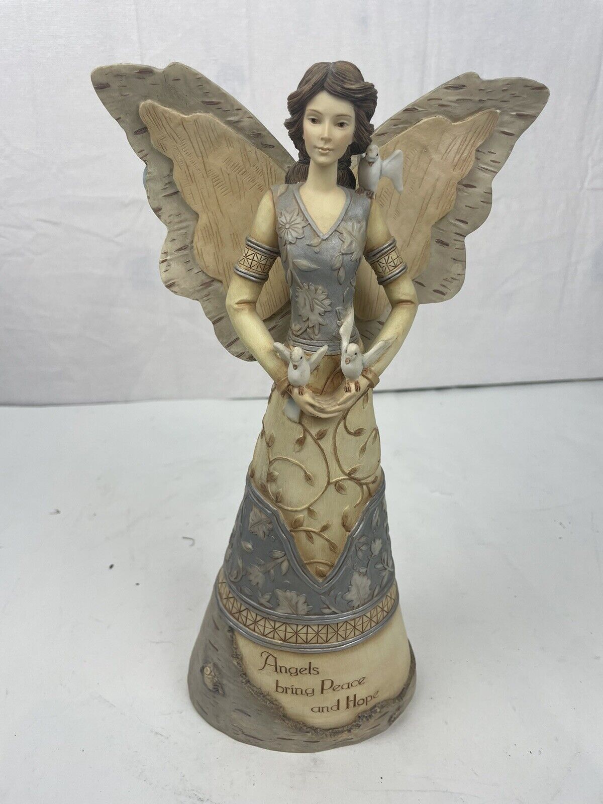 Elements PEACE AND HOPE Pavillion Gift Co. Angel Angelic Figurine 11\