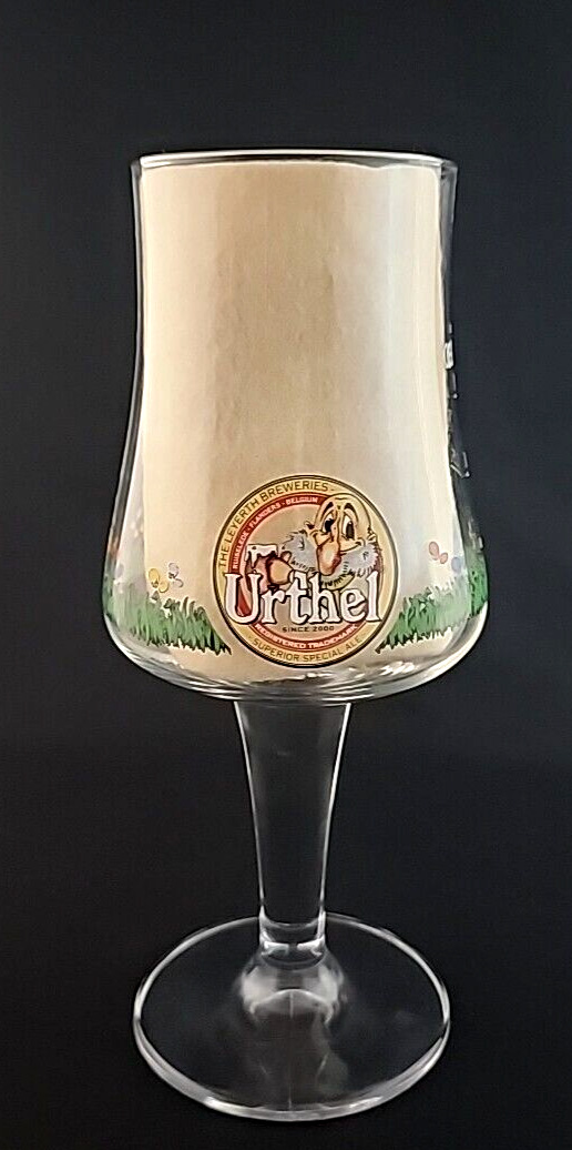 Vtg Urthel Beer Leyerth Breweries 8.5” Long Semmed Chalice Superior Special Ale