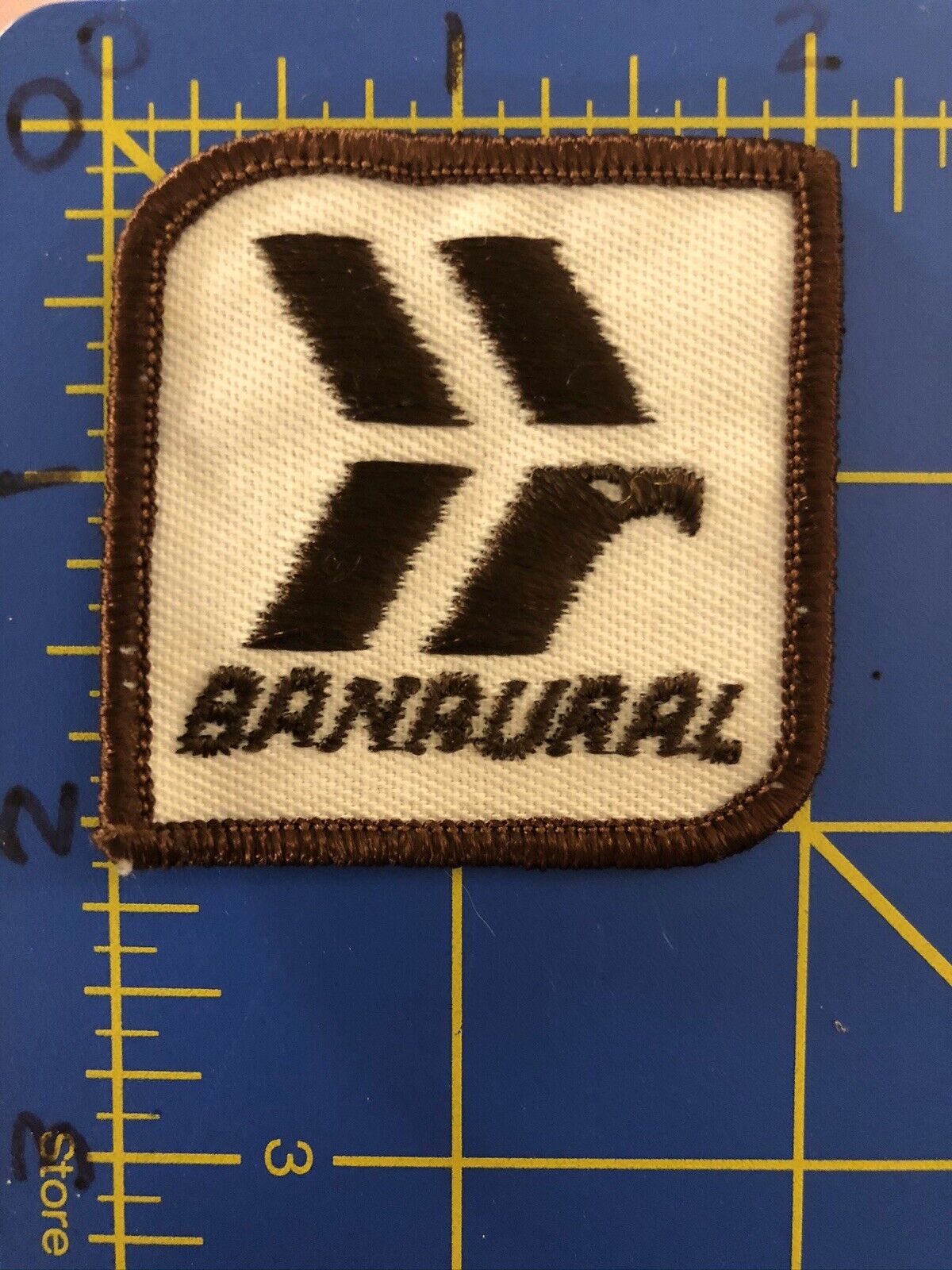 Vintage Banrural Logo Patch Banco Bank Mexico Guatemala Honduras del Campo Rural