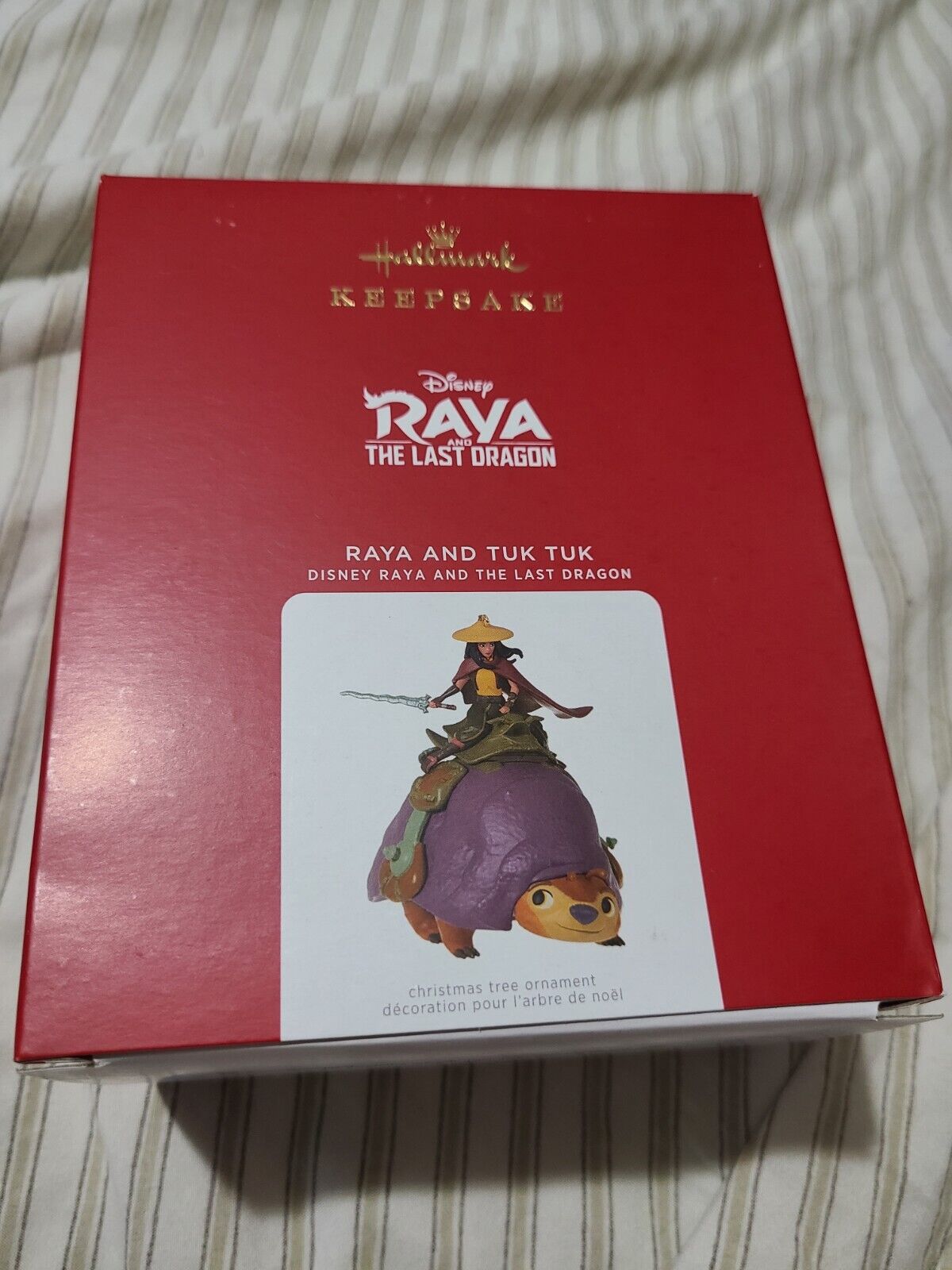 Raya and The Last Dragon Tuk Tuk Hallmark Keepsake Ornament 2021 New In Box