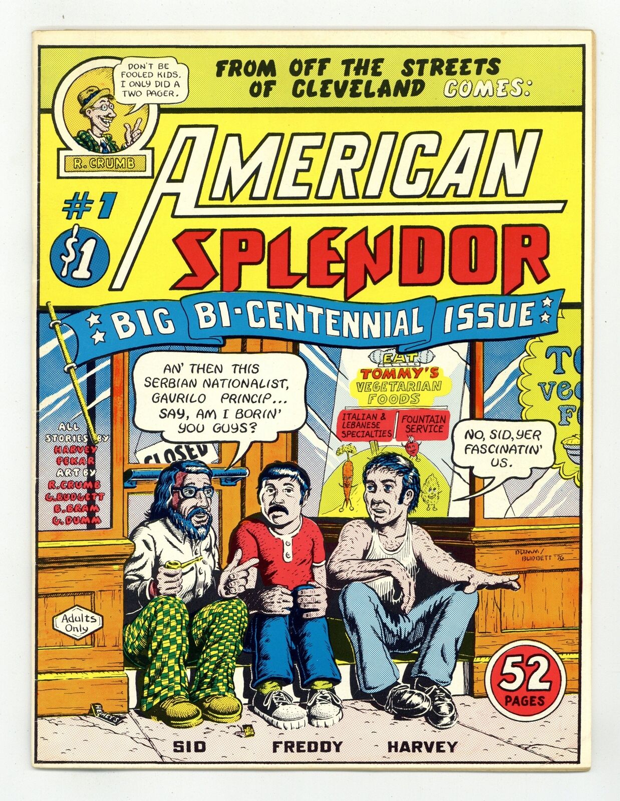American Splendor #1 FN+ 6.5 1976