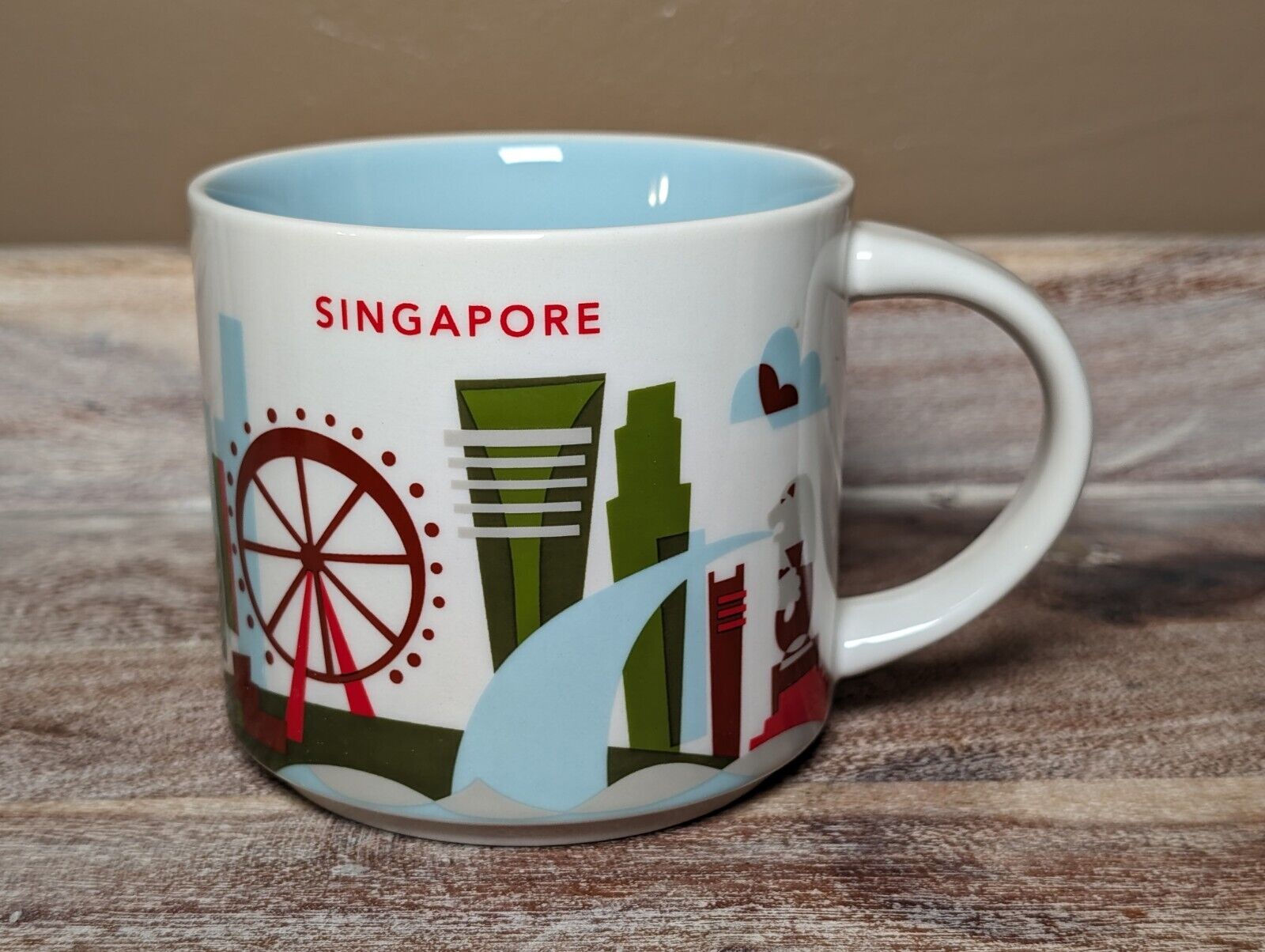 Starbucks  You are Here YAH Coffee Tea Mug Cup  14 oz Singapore 2019