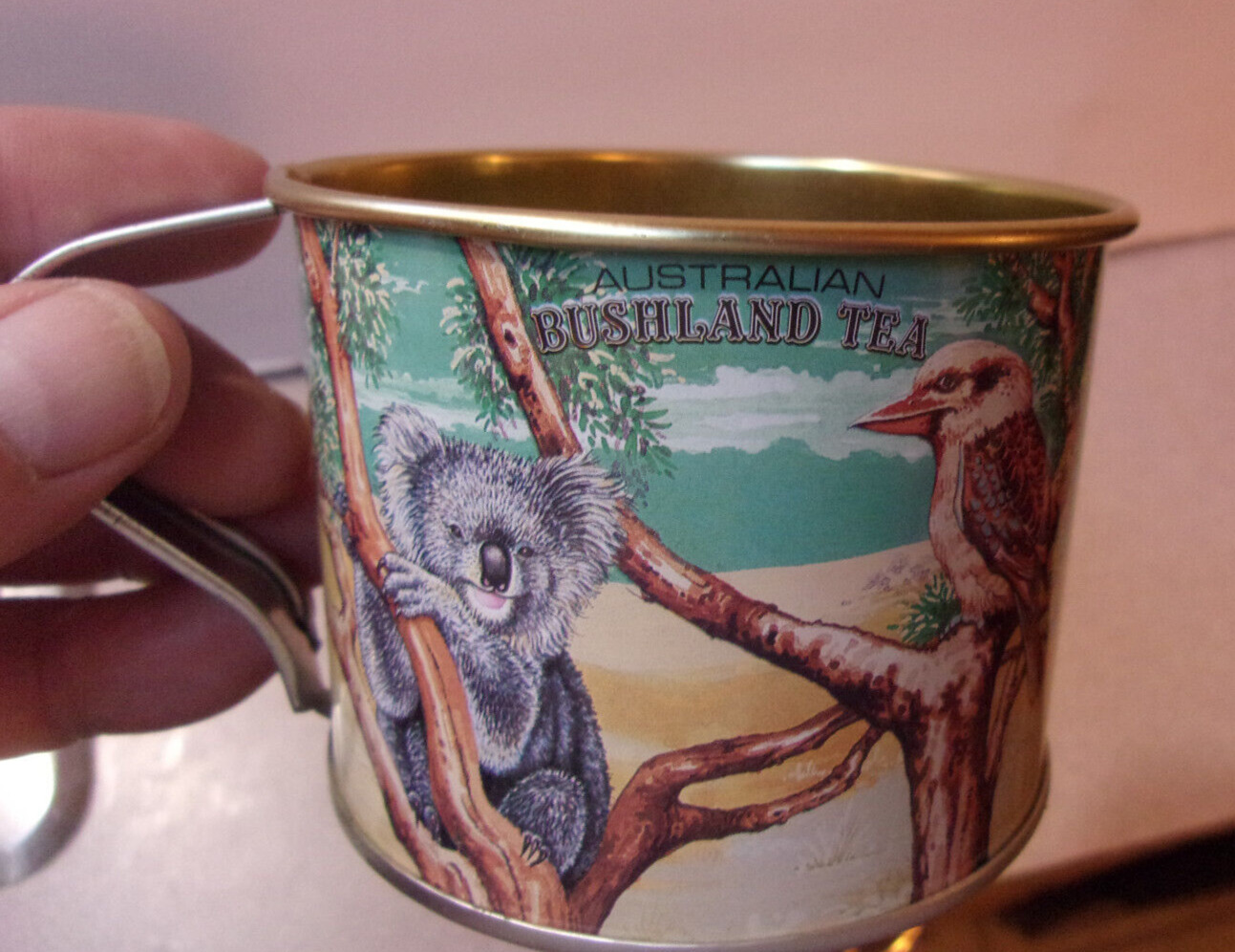 Australian Bushland Tea Tin Cup 2+3/4\