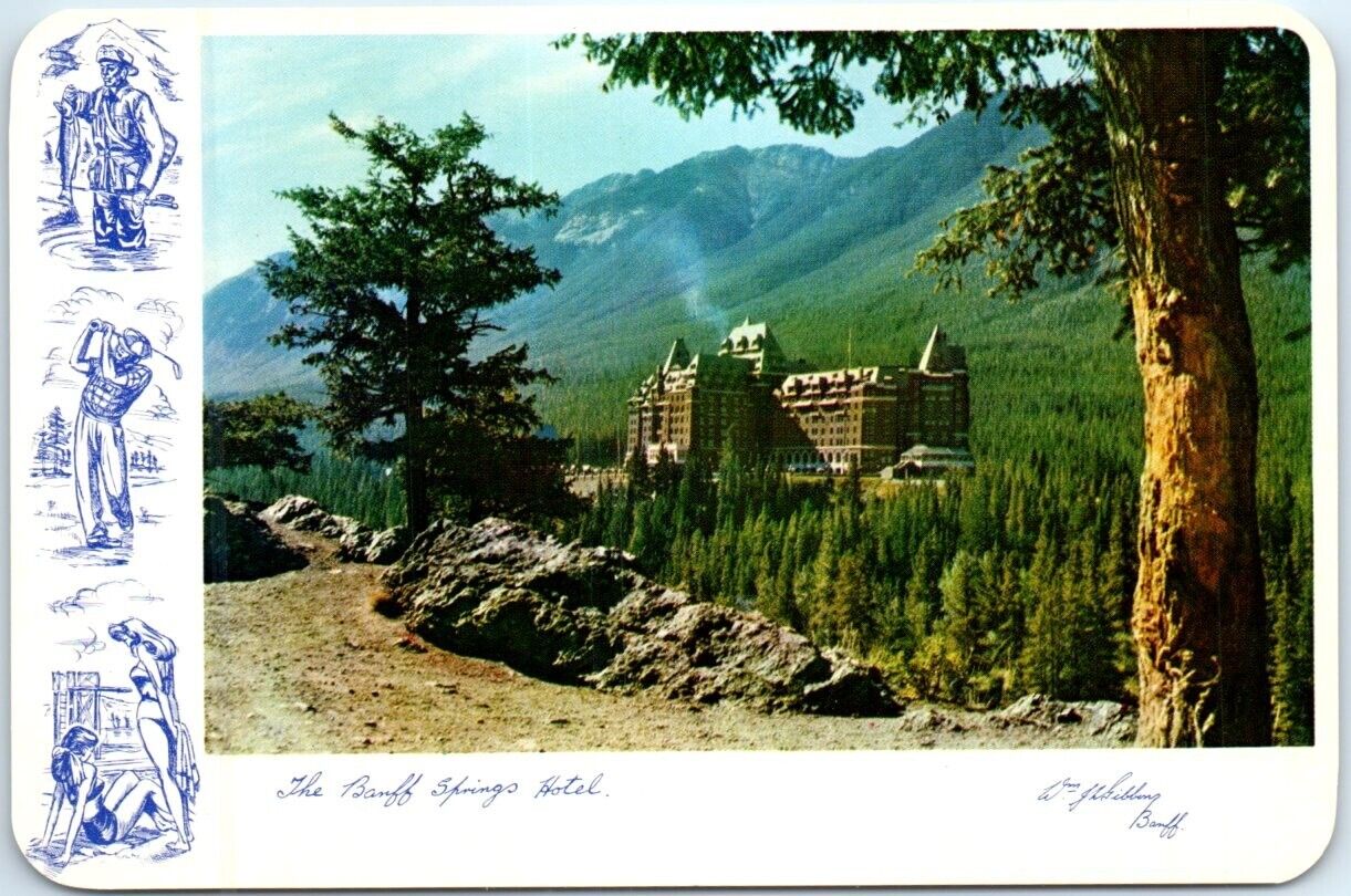Postcard - The Banff Springs Hotel - Banff, Canada