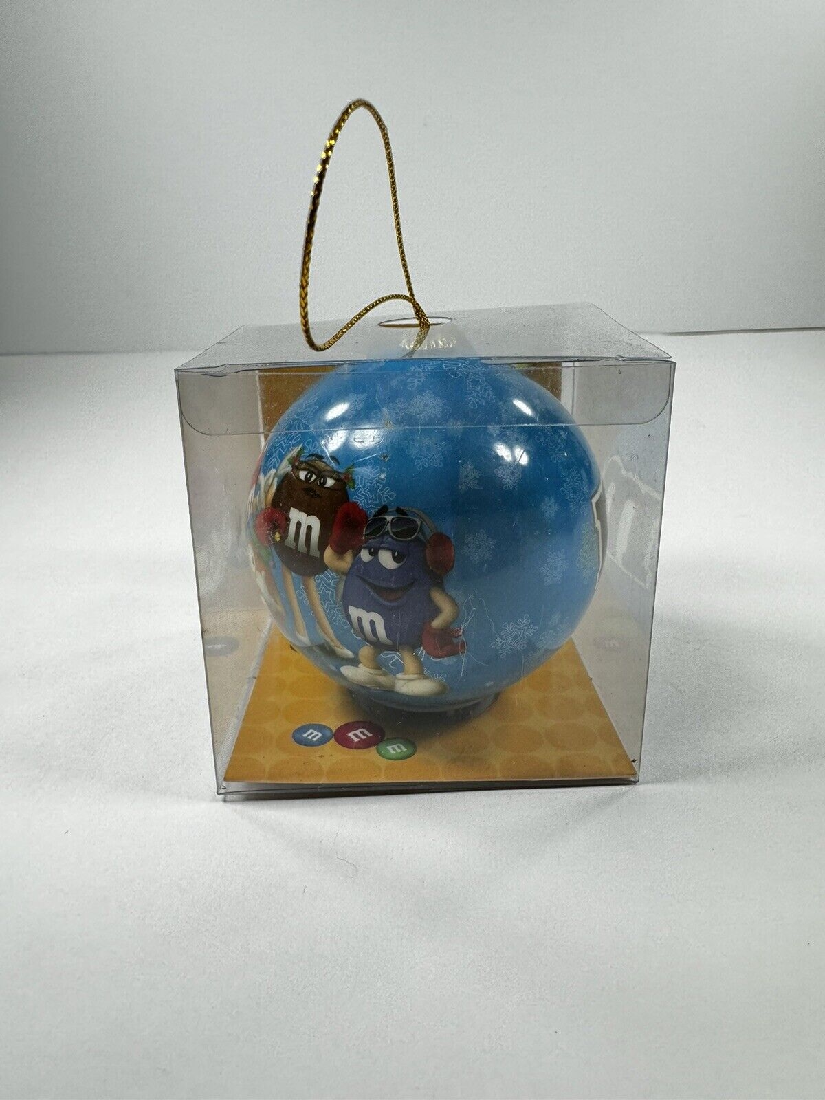 M&M\'s World Christmas Tree Ornament Multi Colored LED New in Box Collectible