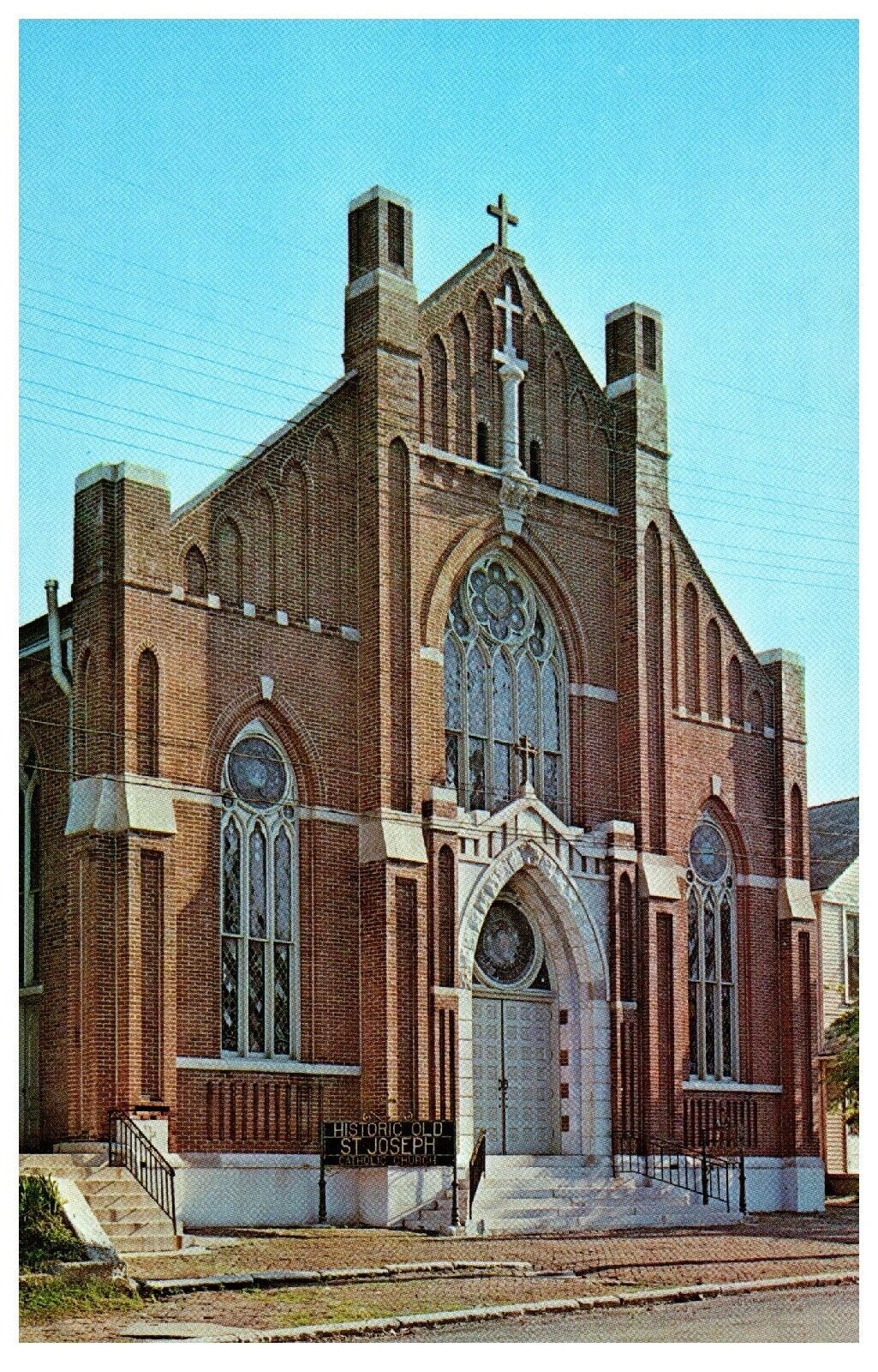 POSTCARD VTG Historic St Joseph Catholic Church MEMPHIS TN 22