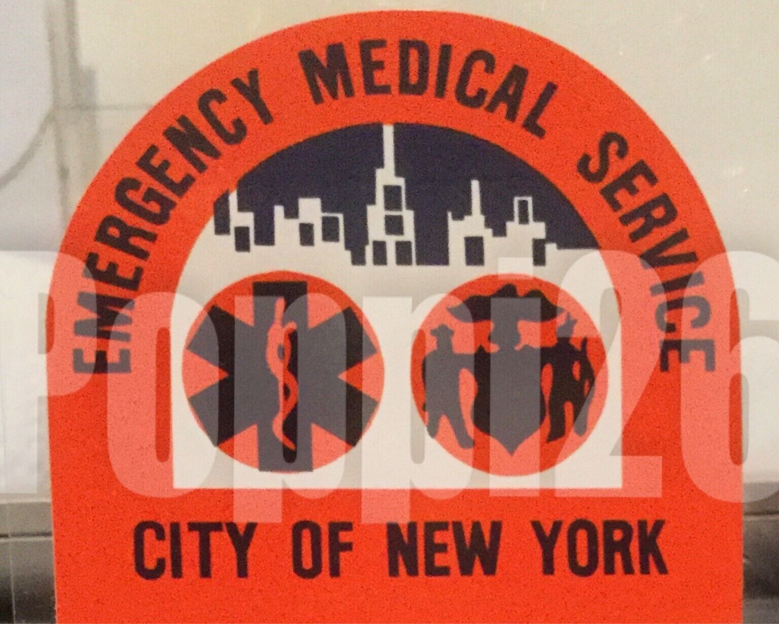 NYS NY NYC New York City OFFICIAL Emergency Medical Service Decal Sticker