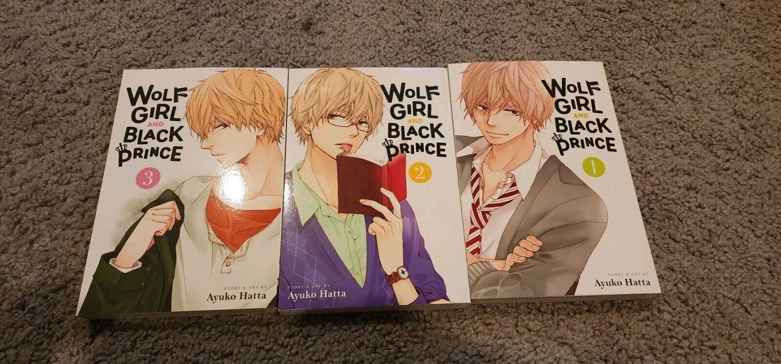 Wolf Girl And Black Prince Volumes 1-3 Viz