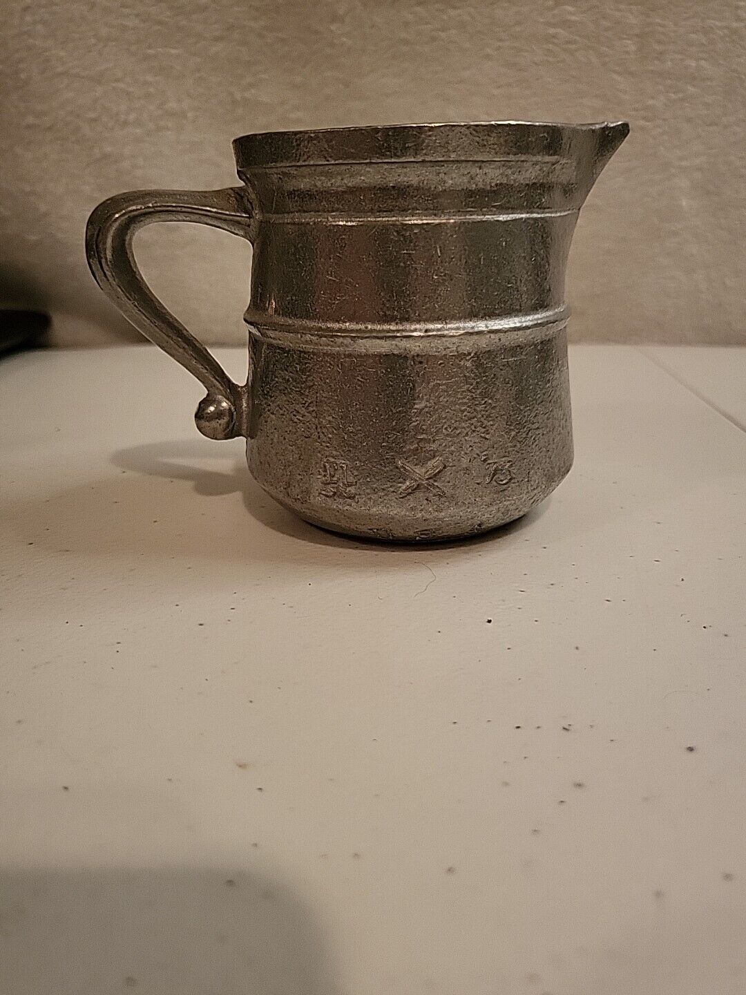 Vintage Pewter Mug EL 73 USA  4in Collectible Cup
