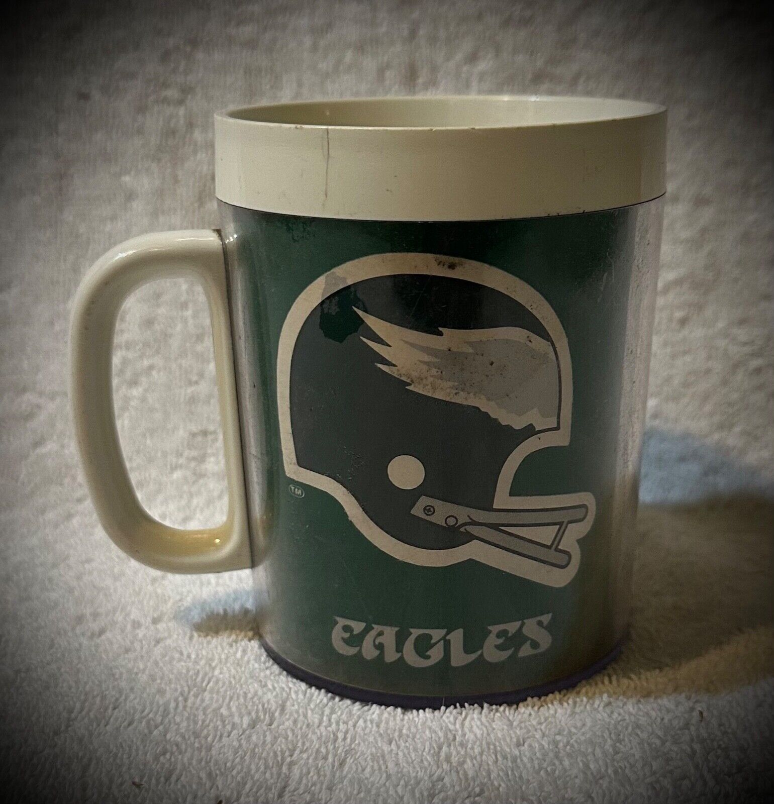 1970's Vintage Philadelphia Eagles Coffee Cup