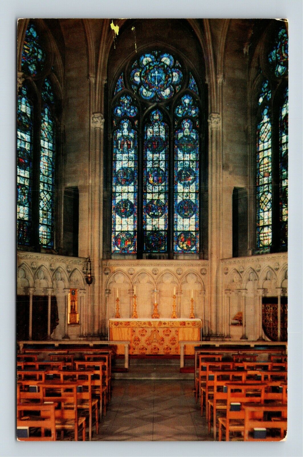 Cathedral Church St John the Divine, Alter View, New York Vintage Postcard