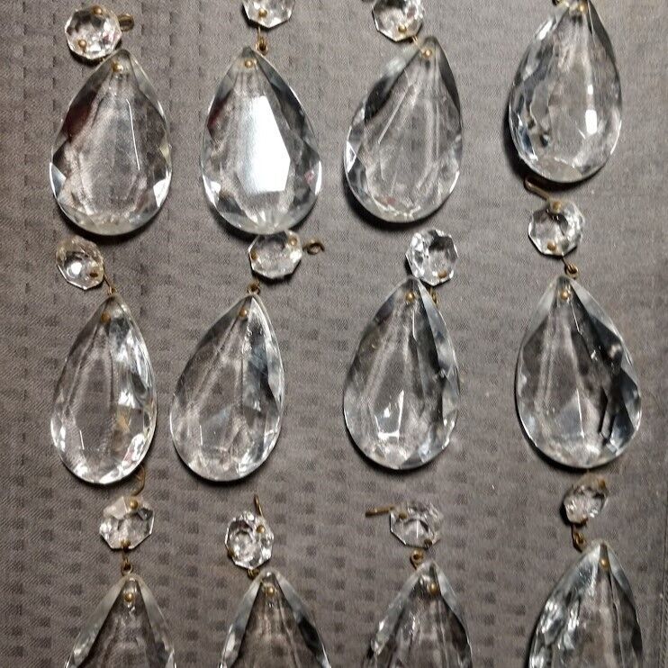 Vintage Chandelier Crystal Teardrop 2\