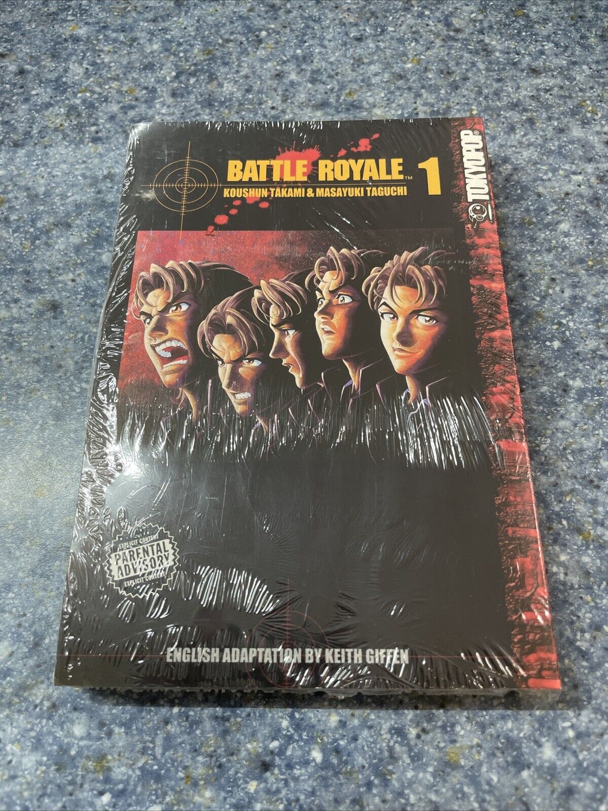 Battle Royale Volume 1 English Manga Koushun Takami 2003 Tokyopop Book Comic