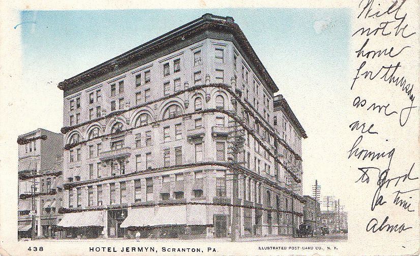 Postcard Hotel Jermyn Scranton PA
