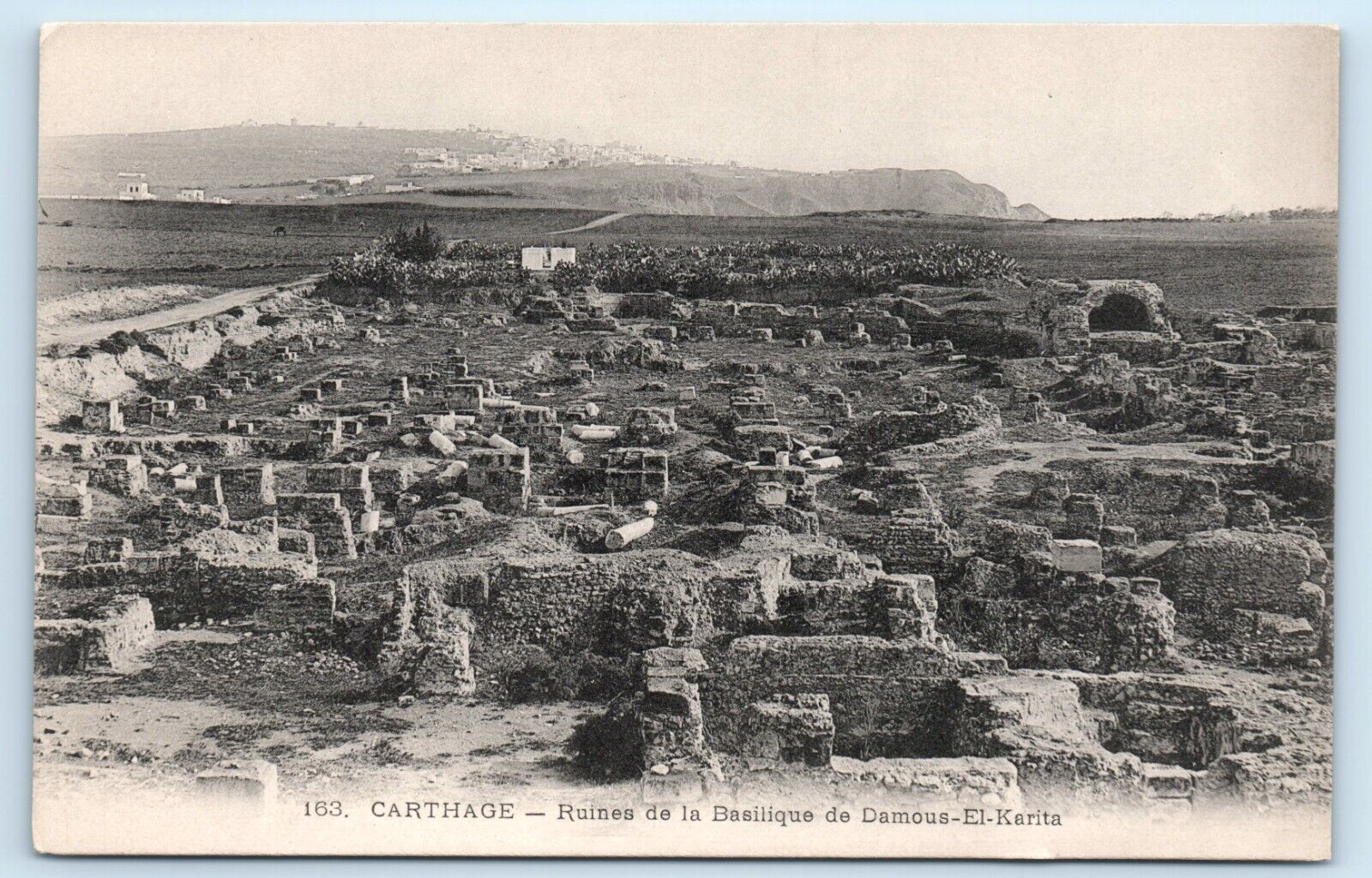 POSTCARD Tunisia Carthage Ruins of the Basilique of Damous-El-Karita