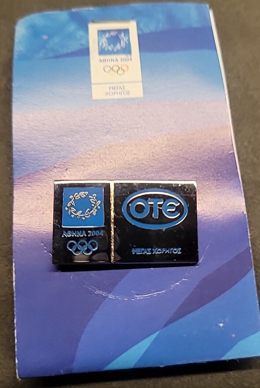 2004 ATHENS OTE GRAND SPONSOR OLYMPIC PIN