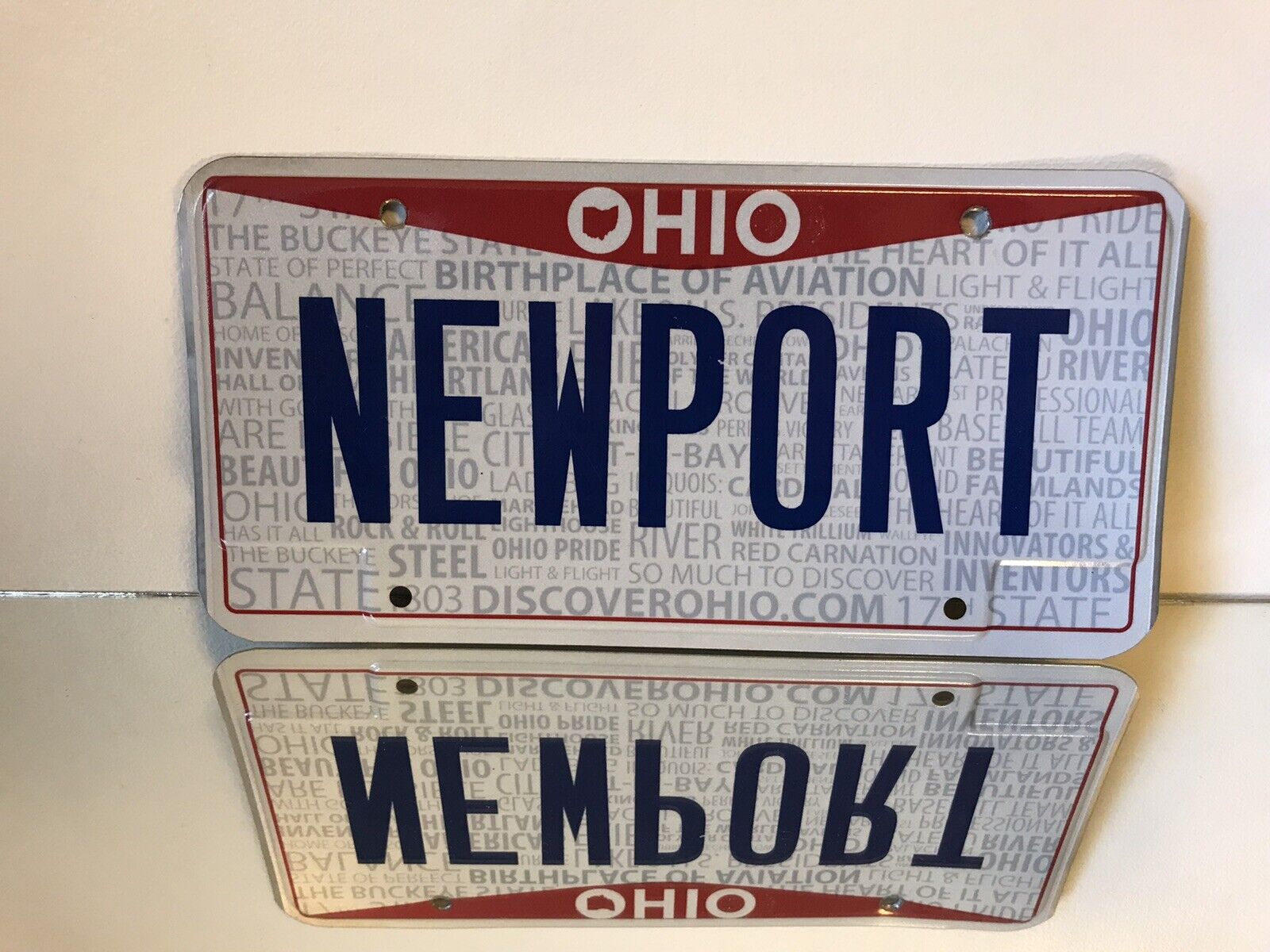 1963-1964 Chrysler Newport Front Show Plate Ohio