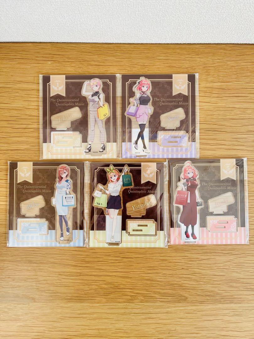 Tsutaya Limited Quintessential Quintuplets Autumn Shopping Date Acrylic Stand