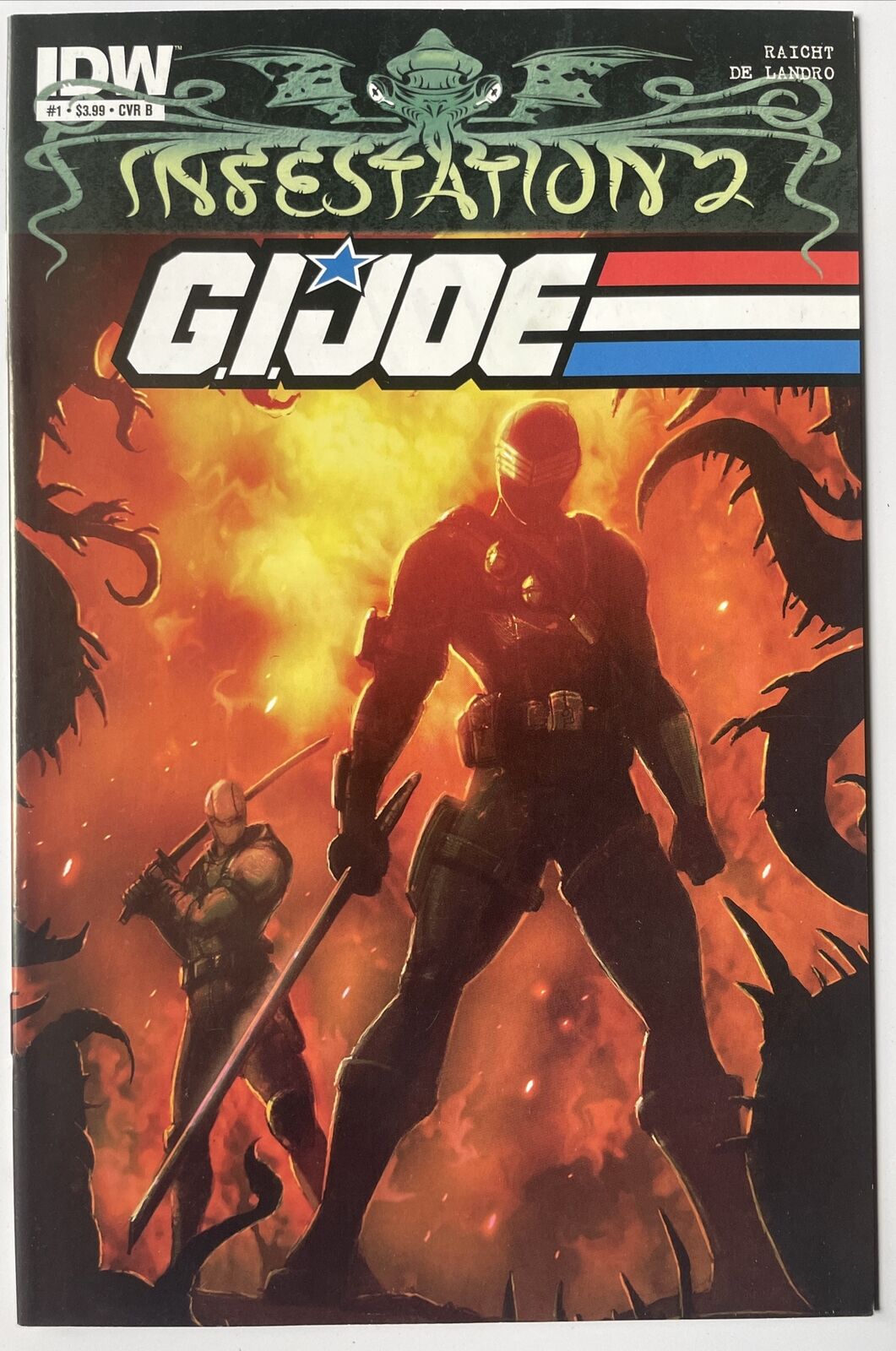 G.I.Joe Infestation 2 #1 • Snake Eyes Snake Eyes Variant (IDW 2012)