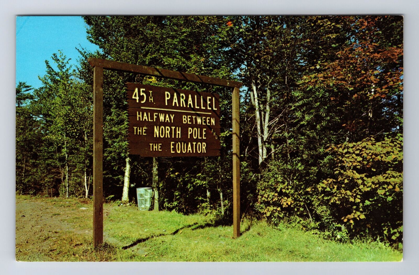 West Stewartstown NH-New Hampshire, 45th Parallel, Antique, Vintage Postcard