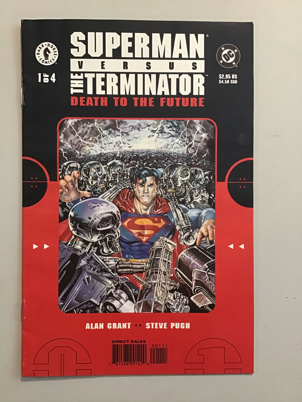 Superman vs. the Terminator 1 Death to the Future (DC Dark Horse 1999) Rare