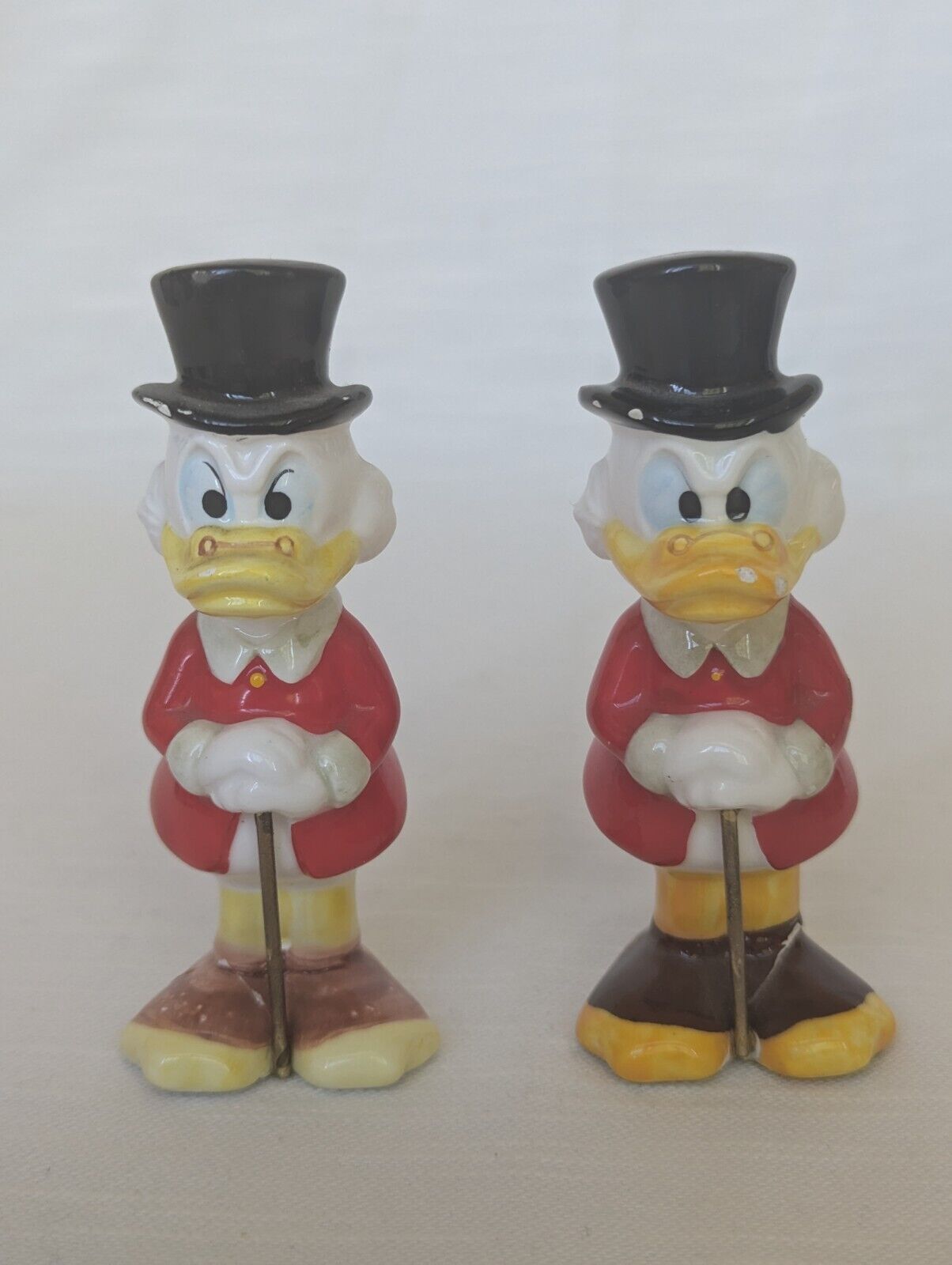Vintage Uncle Scrooge McDuck Ceramic Figure 4