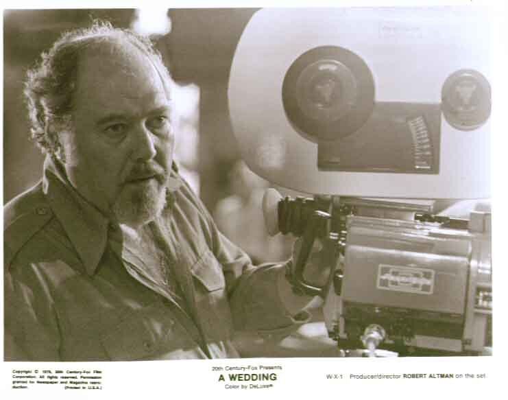 Director Robert Altman: A Wedding 1978 8x10 still X1
