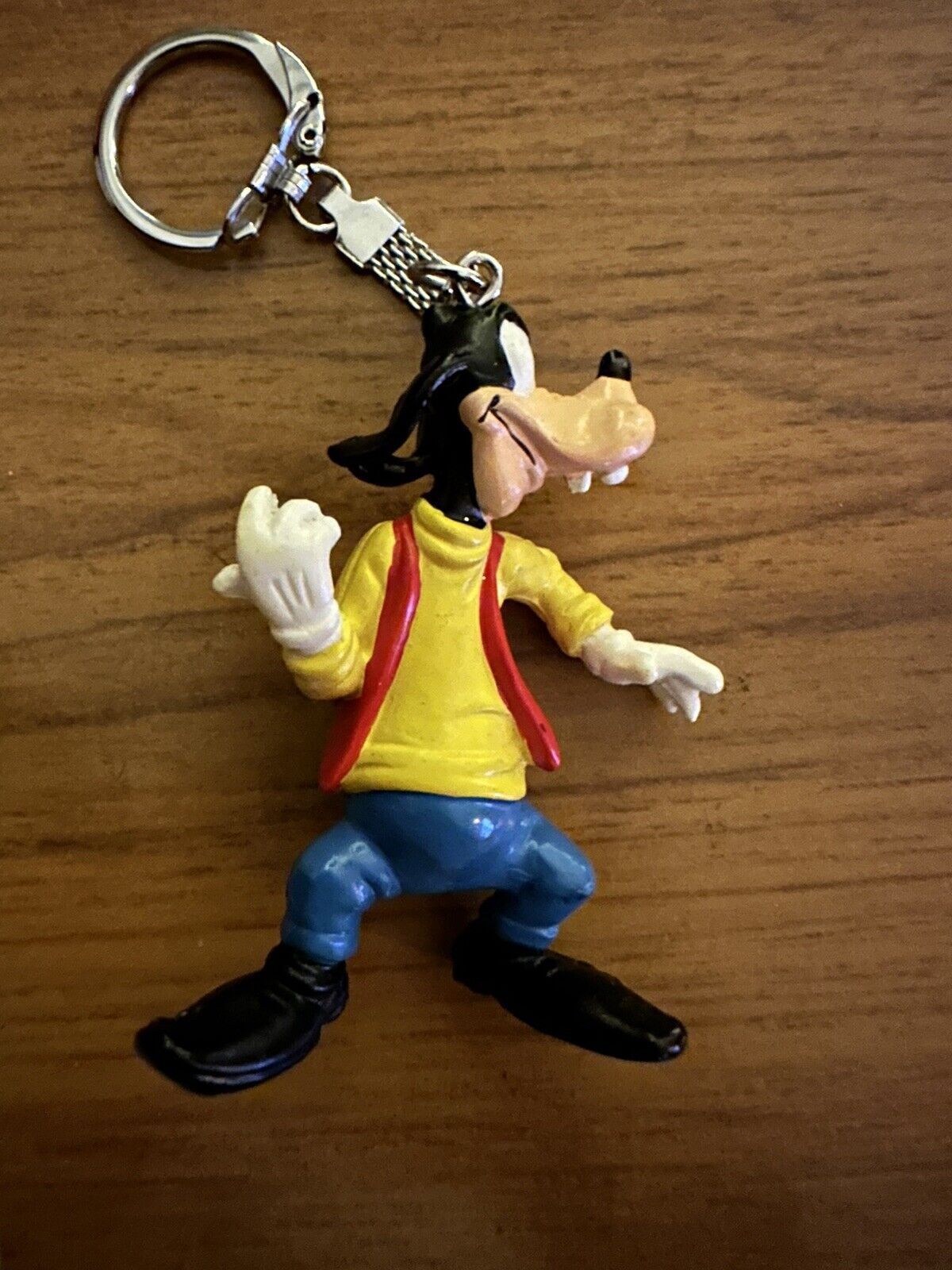 Goofy Disney Bullyland Hand Painted Key Ring - Collectable