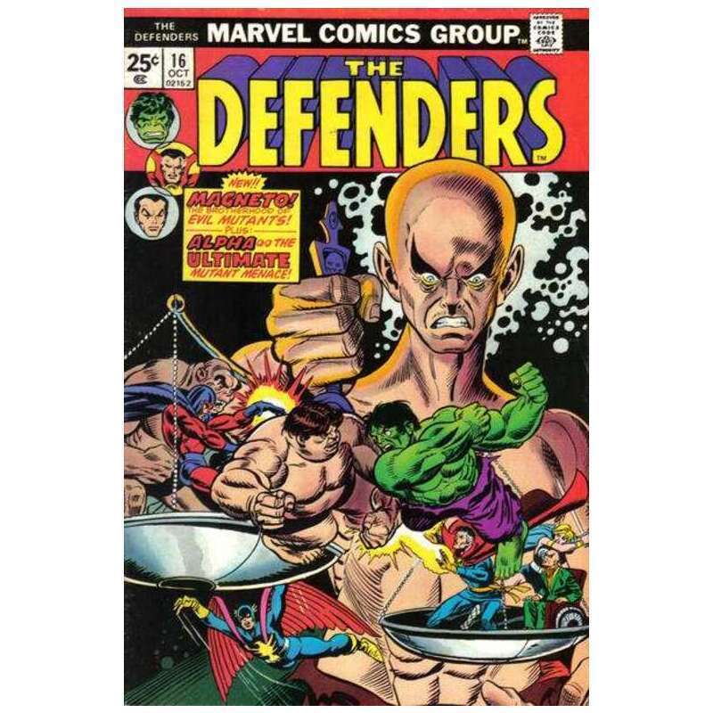 Defenders (1972 series) #16 in F minus cond. Marvel comics [w\'(stamp missing)
