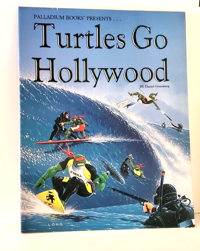 TURTLES GO HOLLYWOOD, Daniel Greenberg, Palladium Graphic Novel, Ninja Turtles