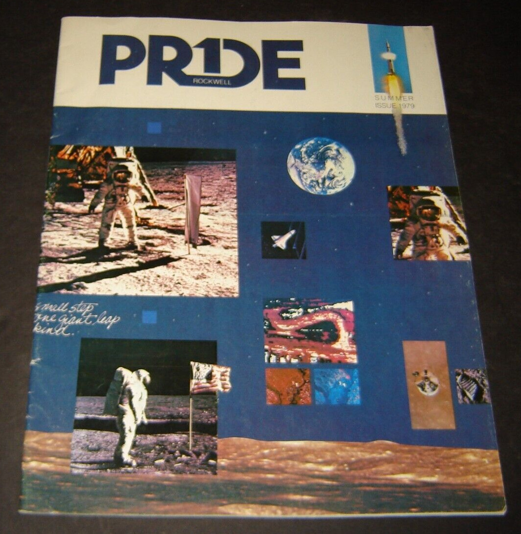 North American Rockwell PRIDE Magazine Space Shuttle NASA Summer 1979 GREAT ADS