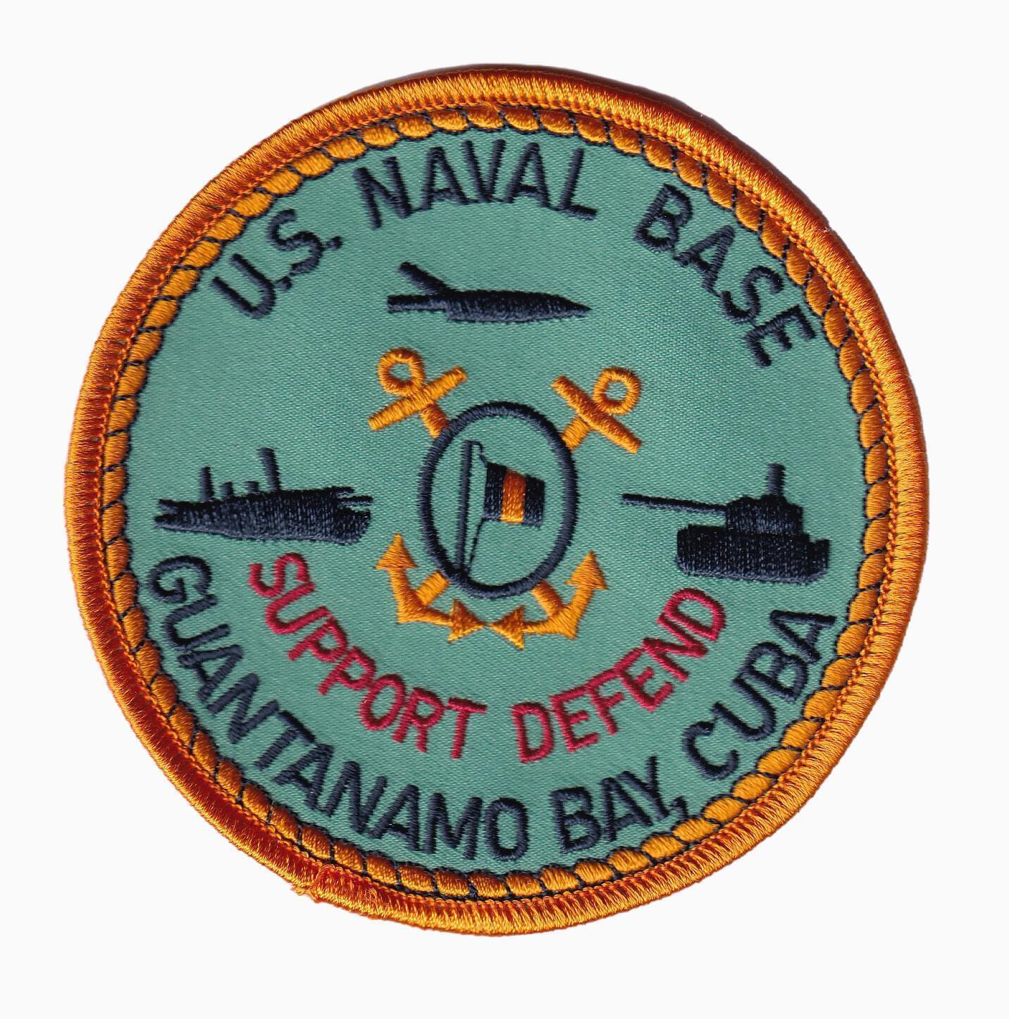US Naval Base Guantanamo Bay Patch - Sew on, 4\