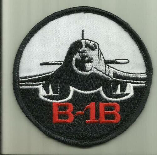 B-1B LANCER BOMBER USAF PATCH SUPERSONIC AIRCRAFT PILOT SOLDIER AVIATION USA