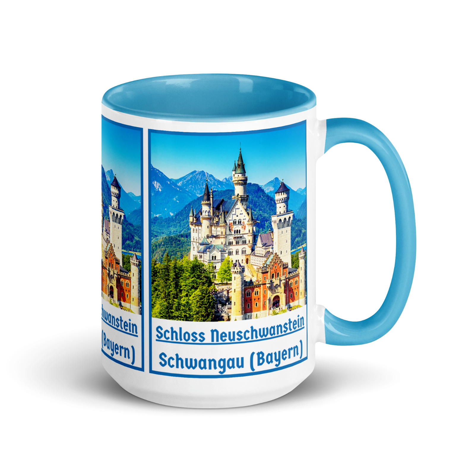 Neuschwanstein German Disney Castle Bavaria Oktoberfest Coffee Mug 15oz Gift
