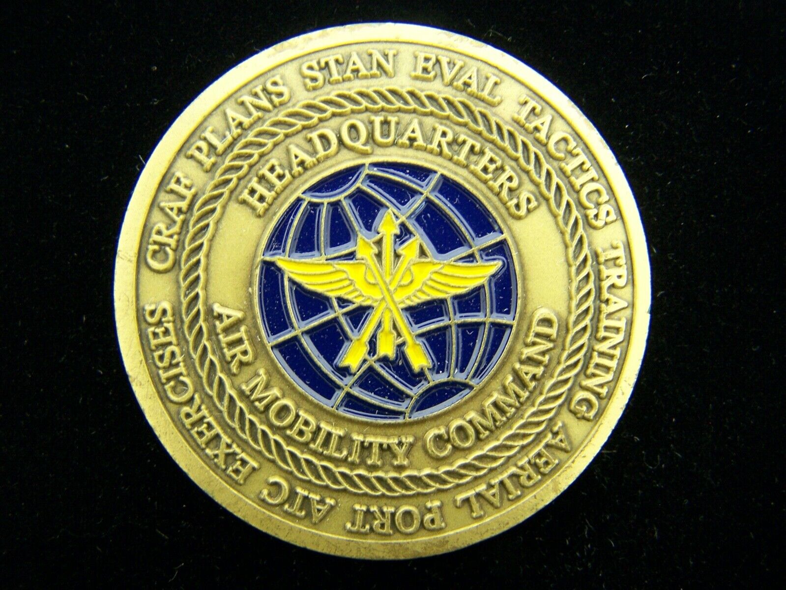 HQ Air Mobility Command Directorate of Operations 1 Star Challenge Coin