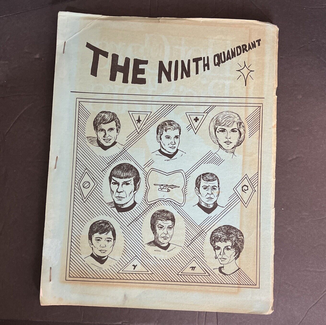 Star Trek The Ninth Quadrant #1 Fanzine Magazine TOC VTG Quandrant 1977