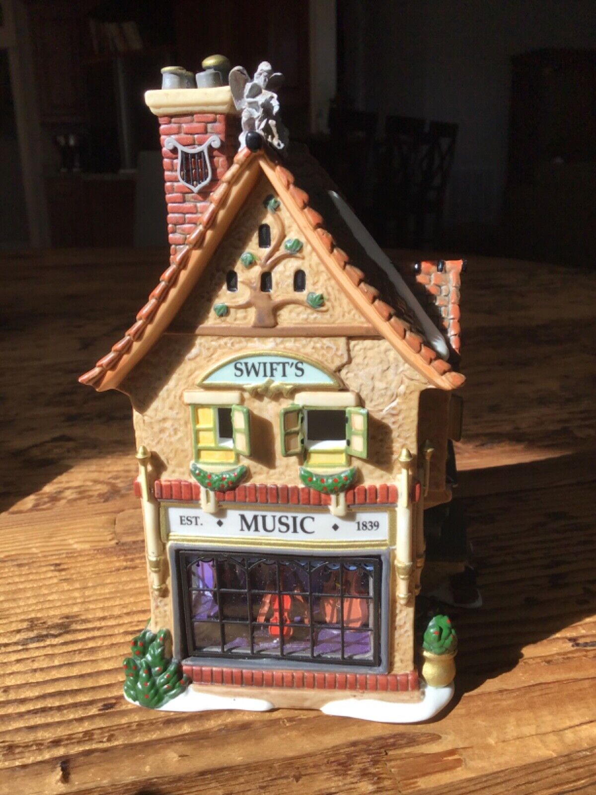 Department 56 Dickens Village Swift's Stringed Instruments, used, *please read*
